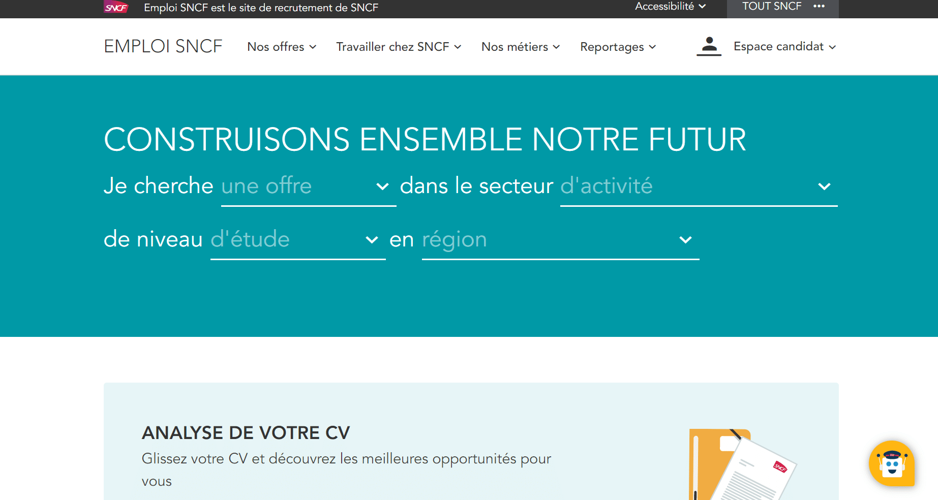 Travailler chez SNCF 【 2025